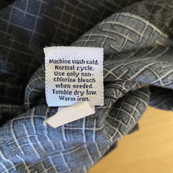 Croft & Barrow Hawaiian Shirt Mens Size Medium Tropical Palm Trees - Picture 5 of 7